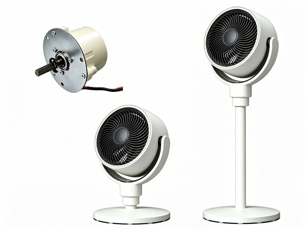Brushless DC fan motor for ventilation fan assembly