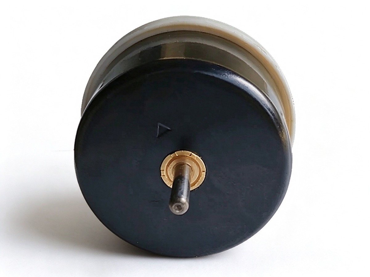 Close-up of long-life BLDC motor shaft and bearing for exhaust fan
